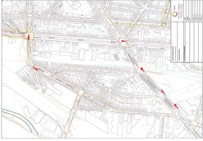 Déviation Rue Saint Denis vers Pont de Luttre Omleidingsplan Sint Denijsstraat richting Luttreburglaan